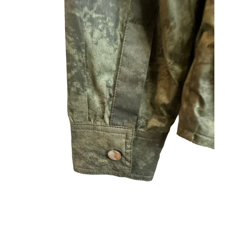 soulland Barney Camo Zip Up Jacket sz M NWOT Originally $375
